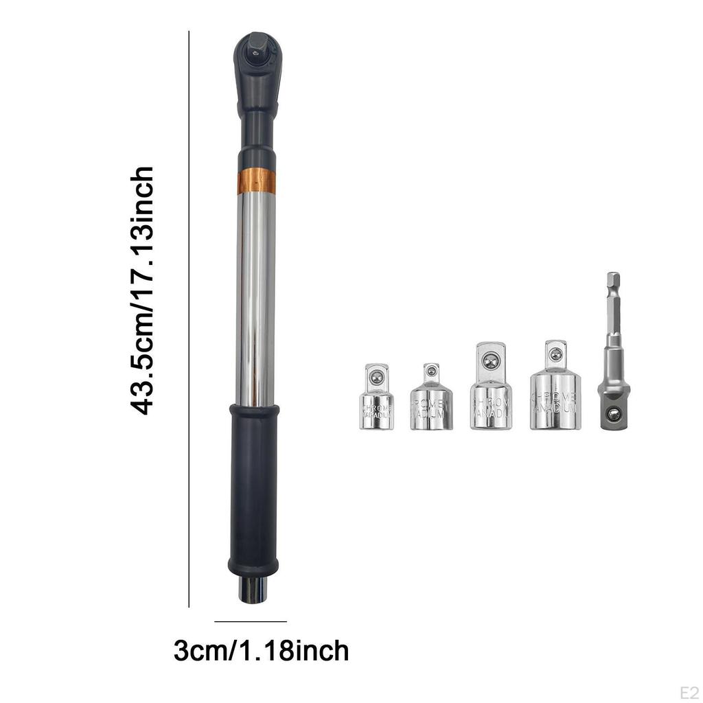 Offset Extension Wrench Impact Ratchet Multifunctional Easy To Carry Sturdy with Adapters for