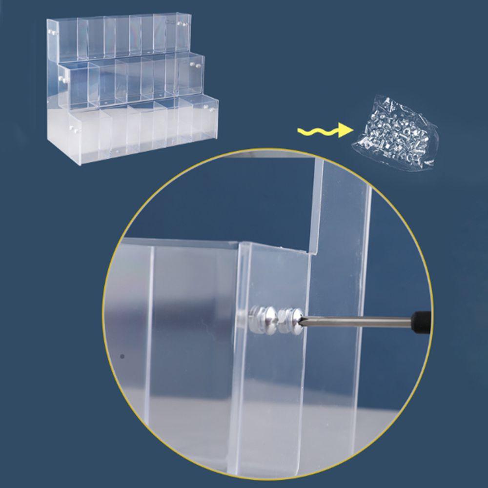 Transparent Mark Pen Holder 2/3/4/5/6 Layer Makeup Brush Holder Brush Storage Rack  Stationery Shop