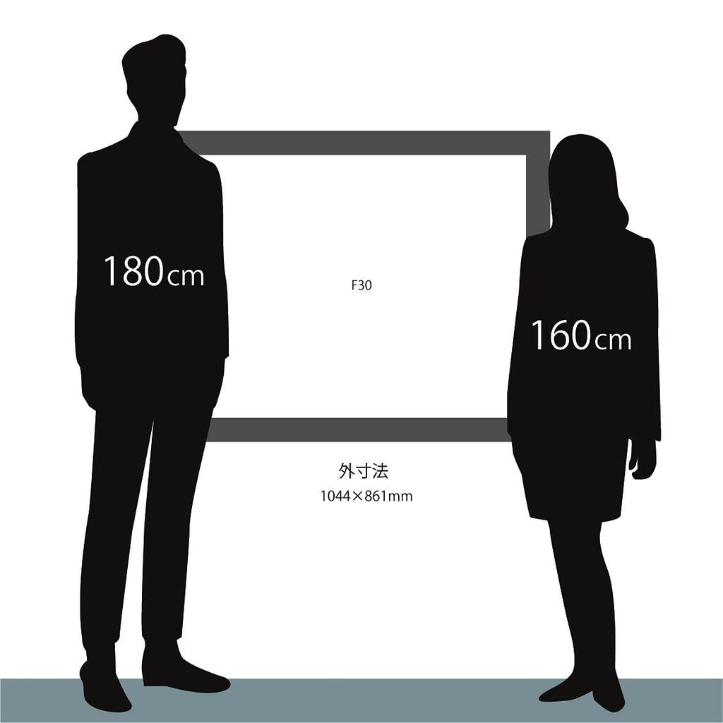 Daigaku Ölmalerei Rahmen 3476 F30 Perlmutt Gold Leichter Typ Magischer Rahmen Acryl