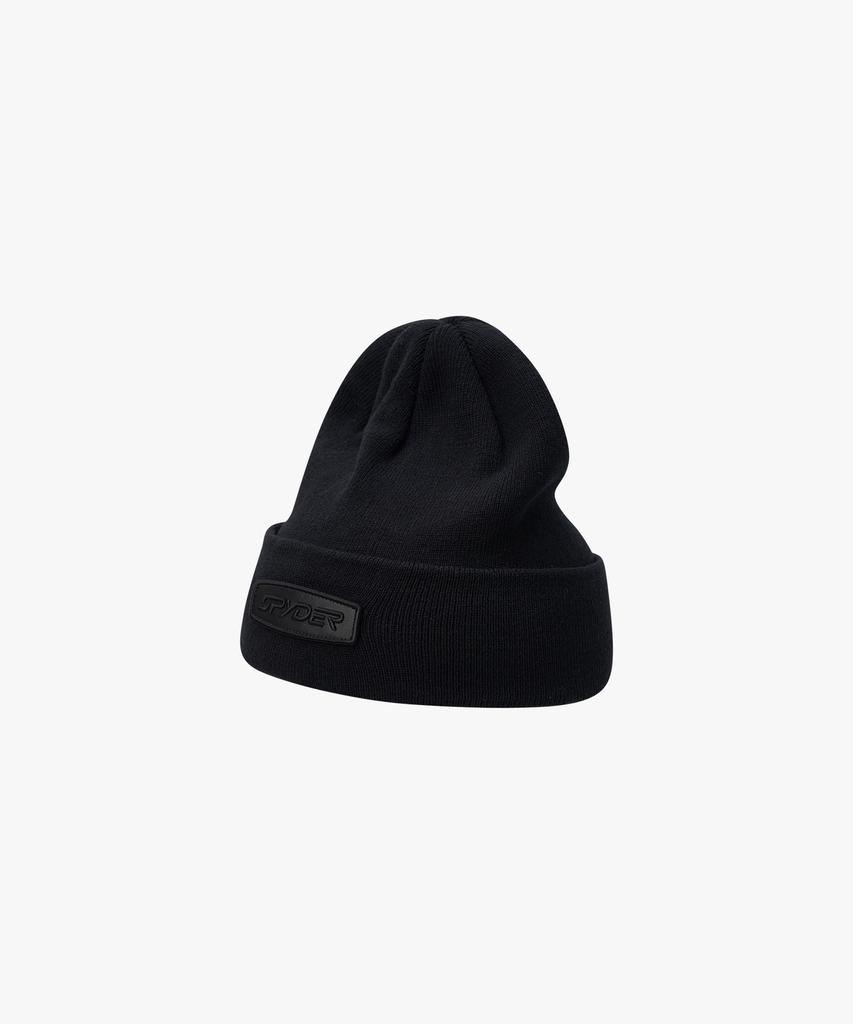 SPYDER Wool Blending Lettering Wappen Beanie Spjfanca304Mblk