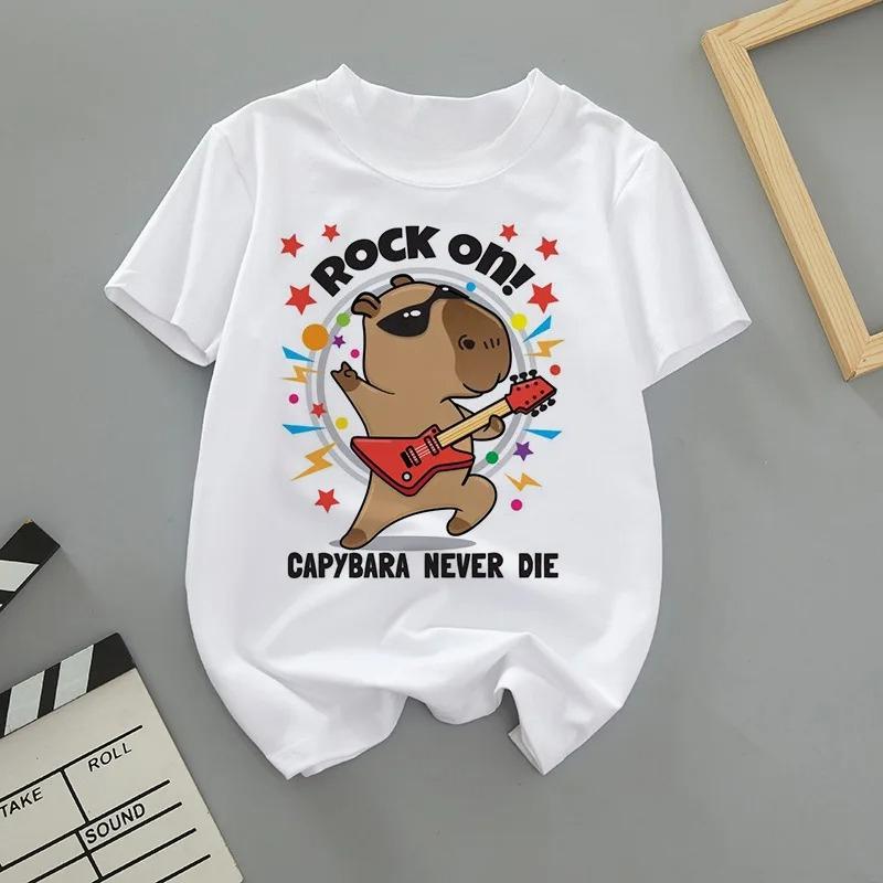 Children's T-shirts Boys Girls Cute Fashion 100% Cotton Short-sleeved Round-neck Comfortable Breathable Summer Versatile Soft