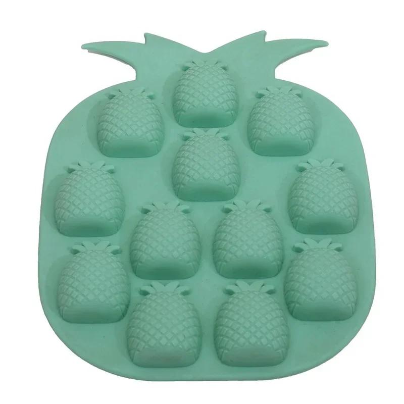 Fruit Shape Ice Cube Tray Silicone Ice Cube Maker DIY Creative Small Ice Cube Mold Square Shape Kitchen Accessories