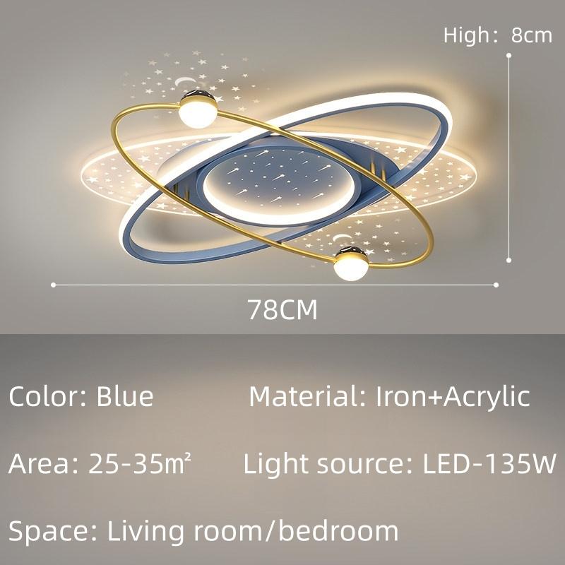 Modern LED Chandelier Light Luxury Starry Sky Home Decor Living Children's Room Bedroom Lamp Indoor Lighting Kids’ Pendant Ligh