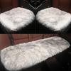 Winter Car Seat Cushion Automobile Long Plush Seat Cover Comfortable Fur Warm Seat Cushions for Cars Interior Accessories