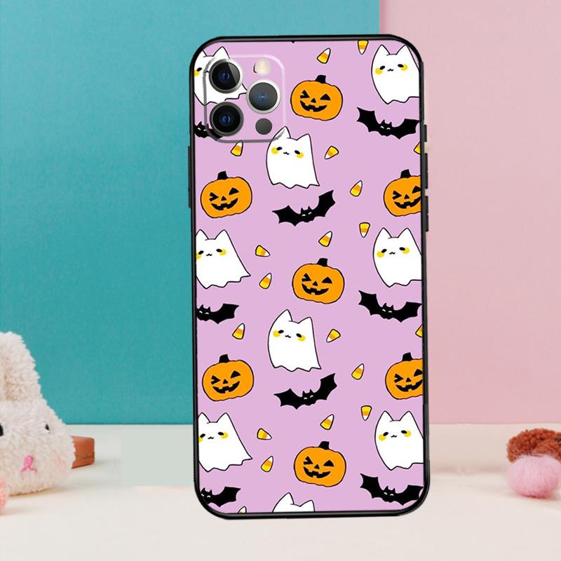Halloween Pumpkins Phone Case For iPhone 17 Air 16 15 14 12 11 13 Pro Max 12 13 Mini 15 16 Plus 16e Cover Coque