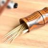 7.5*4cm Wood Toothpick Storage Box Home Kitchen Decoration Accessories Cylinder Tooth Pick Holder Container