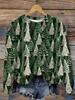 Autumn and winter high street printing retro printing sweater men's and women's same loose hooded pullover sweater