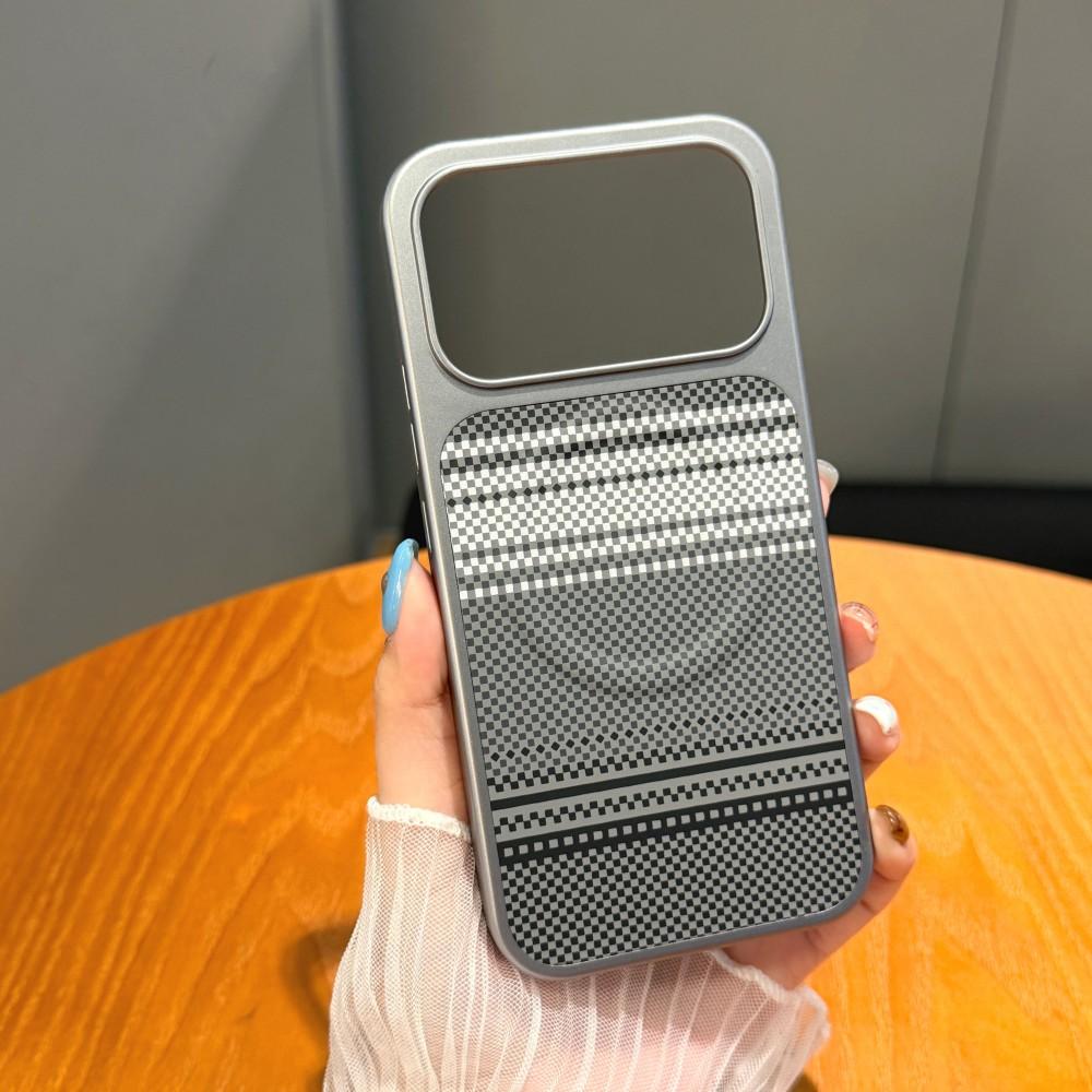 Carbon Fiber Texture Magnetic Case for Poco F9 F8 Ultra F9 F8 Pro Redmi K100 Pro Max Wireless Charging Protector Cover
