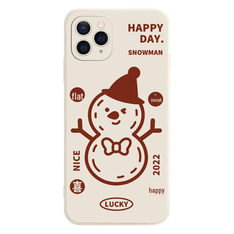 

Чехол Zhitai Cartoon Snowman Rubik s Cube для iPhone 15Pro/13/14/XS/6/7/8 iPhone 15 Pro Max