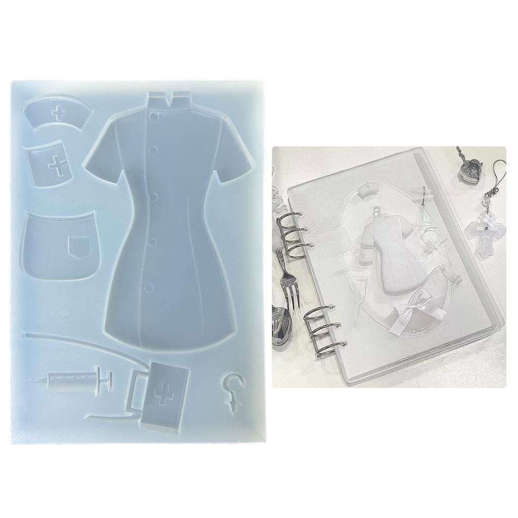 Multifuntional Silicone Baking Molds Nurse Skirt Shape Kitchen Tool Silicone Candy Molds Silicone Candy Food Moulds