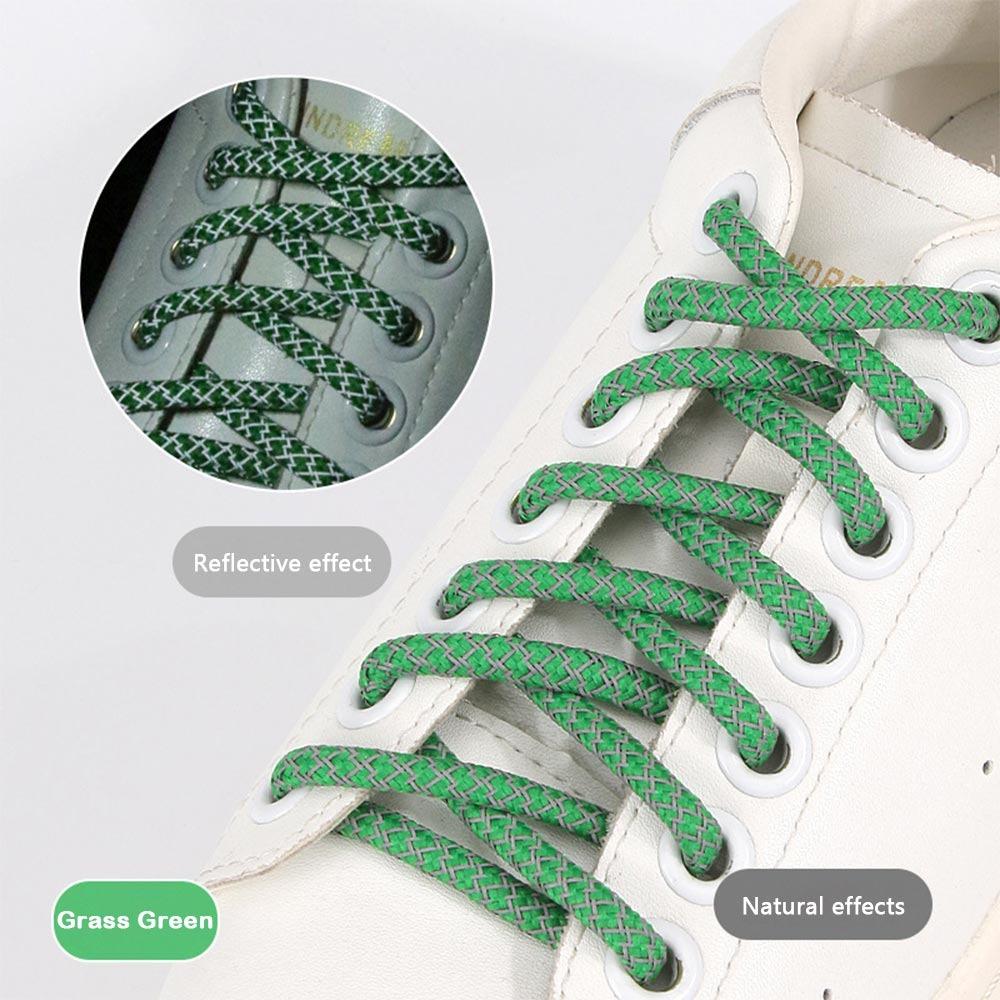 Reflektierend Reflektierend Sneaker Schnürsenkel Fluoreszierend Bunt Sport Schnürsenkel 120cm Länge Polyester Schuhzubehör