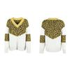 Autumn Winter Vintage Leopard Cardigan Loose Knitwear V Neck Long Sleeve Sweater