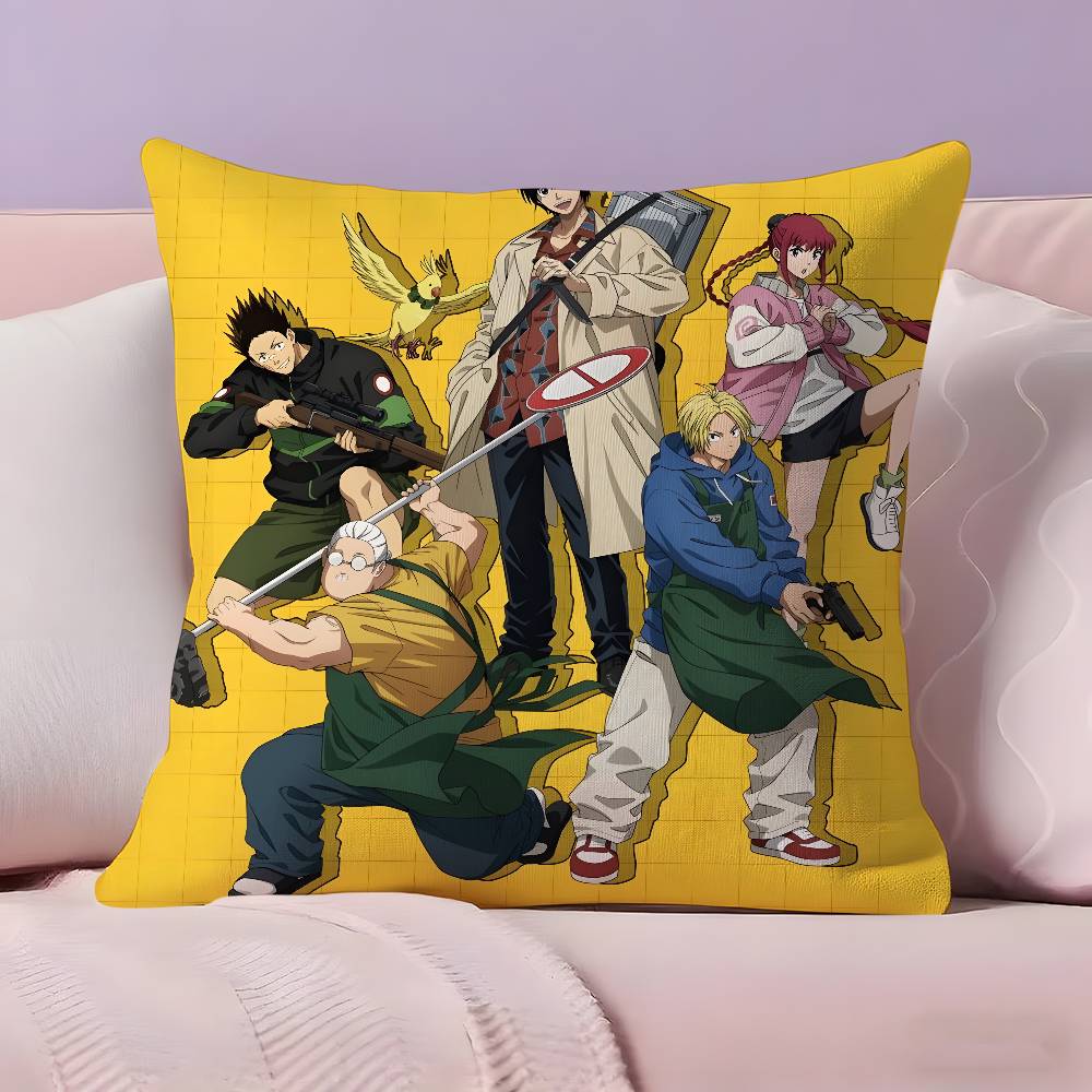 Anime S-SAKamoTO DAYS Pillow Case Pillowcase Ultra Soft Skin Friendly Fabric Cloud Like Comfort & Concealed Zipper