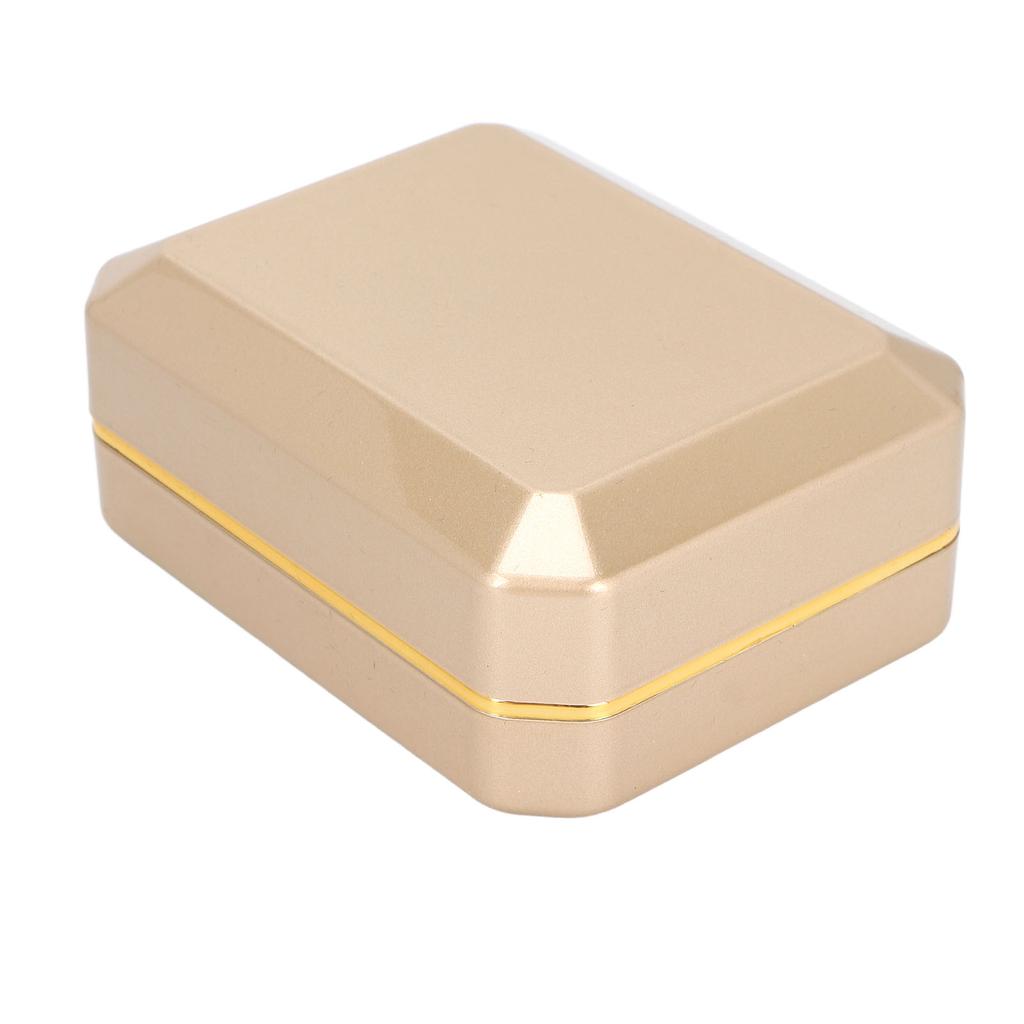 Jewelry Display Box Light Flocking Inside Rings Pendant Storage Gift Box for Engagement Wedding