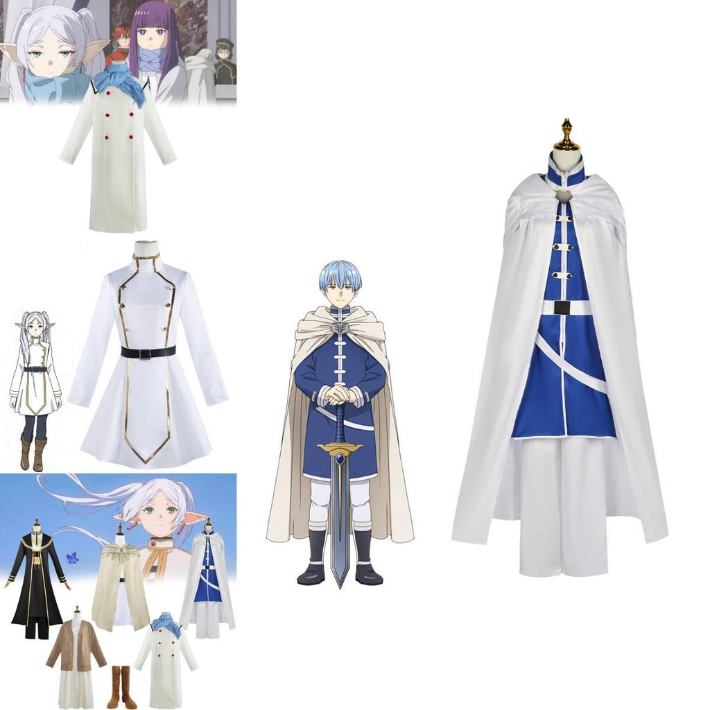 Elegant Polyester Anime Cosplay Costume For Frieren Characters All Sizes Available