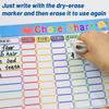 Fancy Land Dry Erase Chore Chart for Kids Reward Chart Reble Self-Adhesive Behavior Chart for School Home Classroom 8 Pack