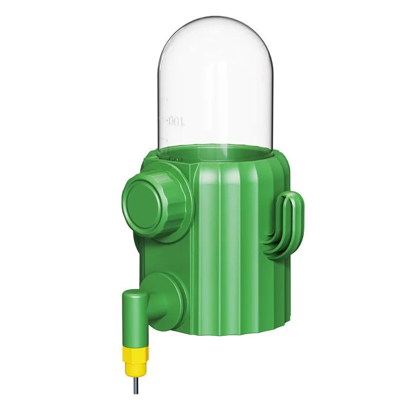 Bird drinking kettle Cactus shape pet drinking kettle easy to install and disassemble and clean bird drinking kettle pet supplie