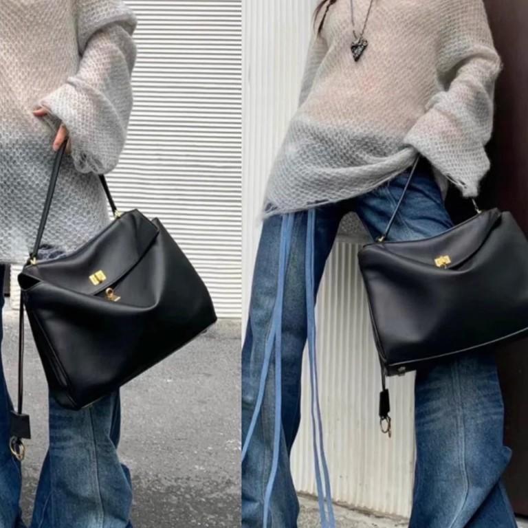 New Commuter Style Rodeobag Crossbody Leather Tote Bag Women's Bag Large Capacity Premium Underarm Bag