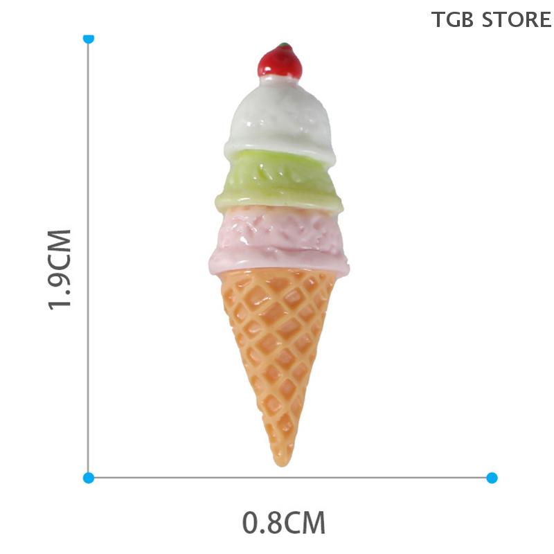 Miniature Ice Cream Stand Ice Cream Cone Holder Model Decor Toy Dollhouse Accessories