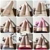 Personalized High Elastic Silk Stockings No Edge Slimming Seamless Stockings Breathable Thin Over Knee Socks Daily Use