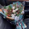 Weihnachtsschneeflocken-Papier Buntes Weihnachts-Cellophan-Papier Weihnachtsblumen-Verpackungspapier Transparent Für Dekorative Geschenke