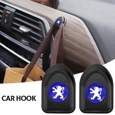 New Mini Car Hook Organizer Storage USB Cable Key Storage Self Adhesive Wall Hook For 308 408 508 RCZ 208 3008 206 207 108 406 407 408 306 307