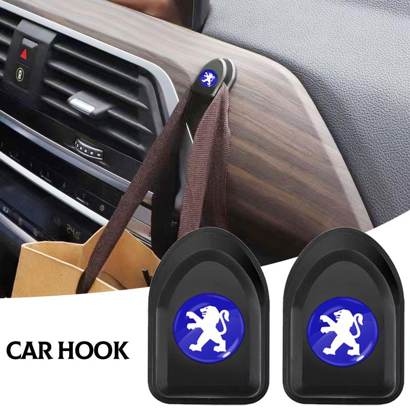 

Новый мини-крючок для автомобиля, органайзер для хранения, держатель для USB-кабеля и ключей, самоклеящийся настенный крючок для Peugeot 308 408 508 RCZ 208 3008 206 207 108 406 407 408 306 307 2Pcs-Peugeot