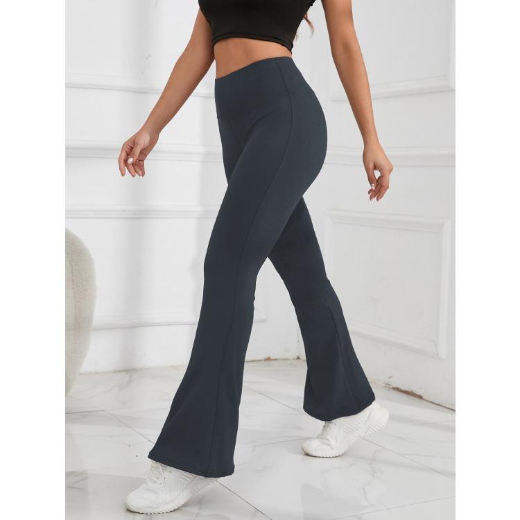 Yoga Bell-Bottom High-Waisted Butt-Lifting Leggings – Women’s Sports and Fitness Trousers with A Peach-Shaped Butt and Wide Legs
