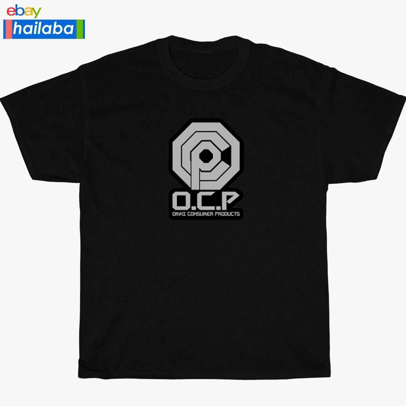 New OCP Omni Corp Robocop Logo Black/Navy/Sport Grey/White Men s T shirt S-5XL 3XL