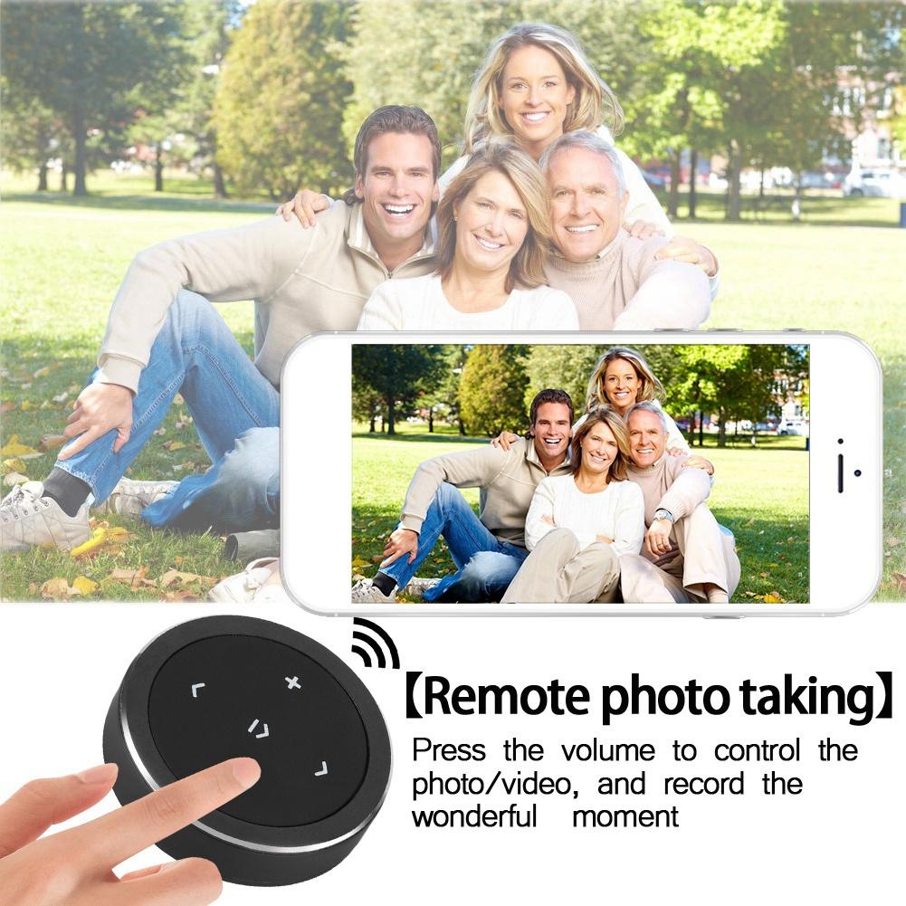 Car Bluetooth Controller Steering Wheel Bluetooth 4.0 Media Remote Control Cellphone Tablet