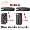 SUPERKEY Aangepaste Afstandsbediening Autosleutel Behuizing Klaphoes Voor Citroen C2 C3 C4 C5 Berlingo Voor Peugeot 207 307 308 407 607 HU83 VA2