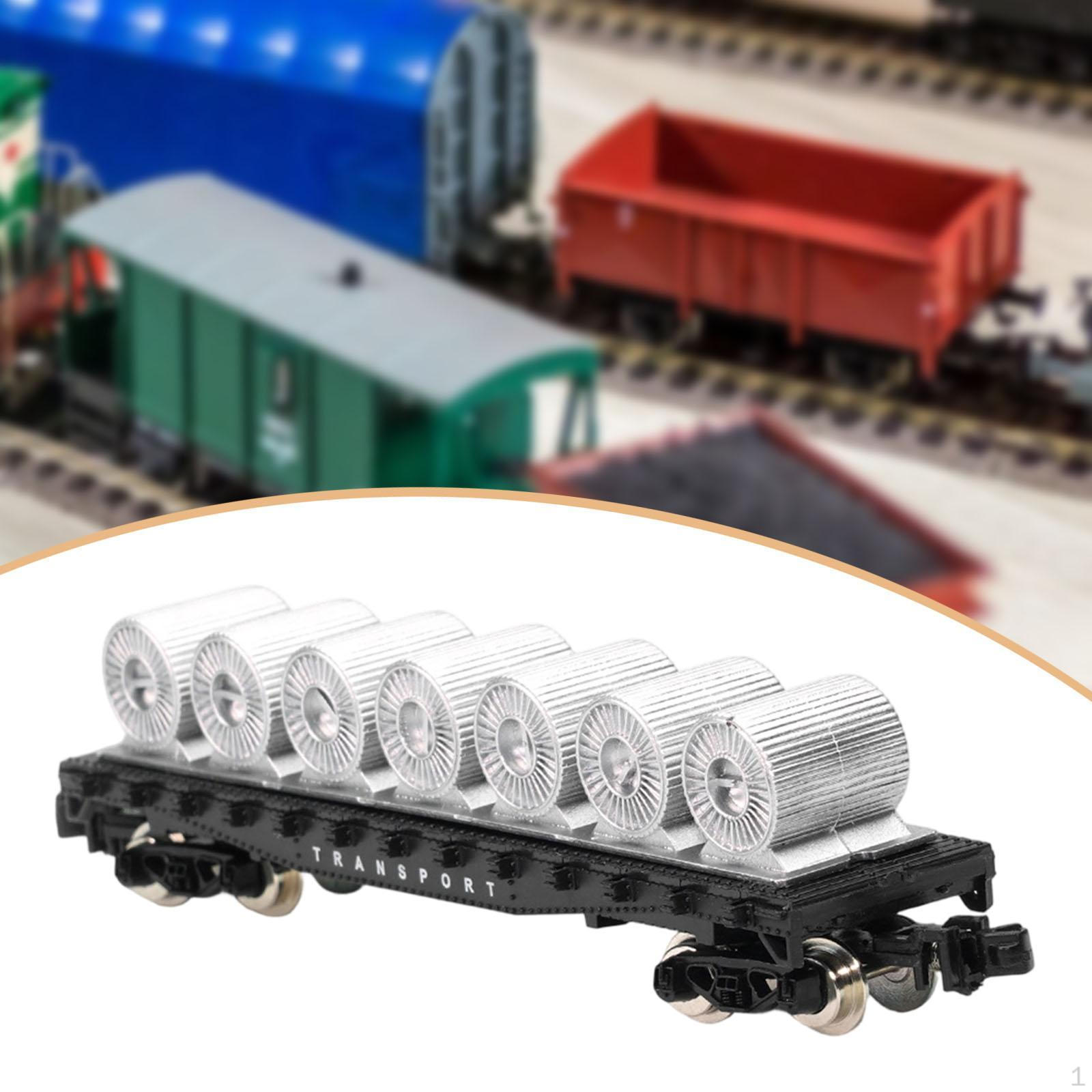 

Модель железнодорожной вагоны в масштабе 1/160 Настольное украшение Игры в воображении Коллекционные предметы Украшение HO для Style A