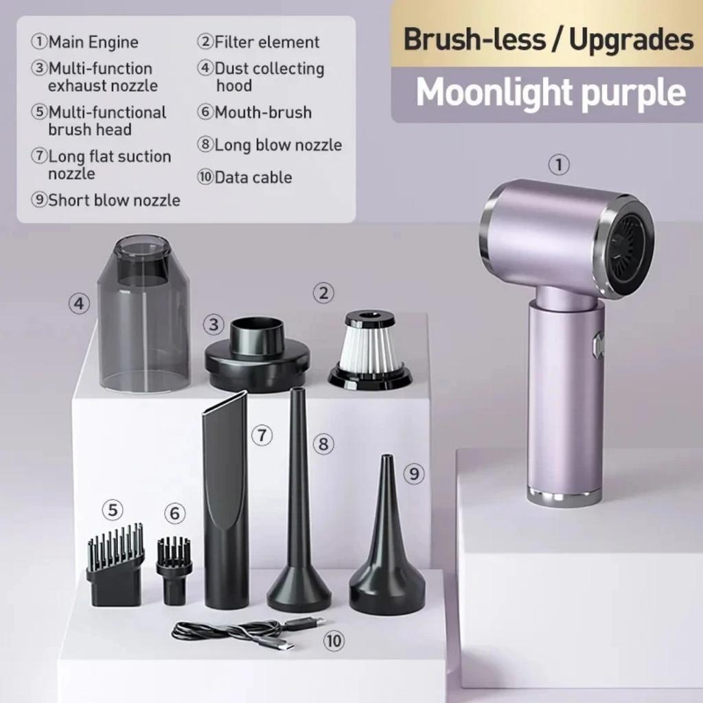 Youpin Wireless Car Vacuum Cleaner Strong Suction Handheld Robot Home Car Dual USE Mini Vacuum Cleaner Appliance New Mi