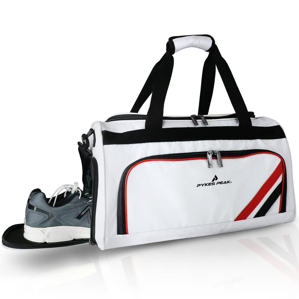 [PYKES PEAK] Boston bag 30L Sports bag Golf bag Gym Travel Large capacity Waterproof [With shoe pocket] Men's Women's