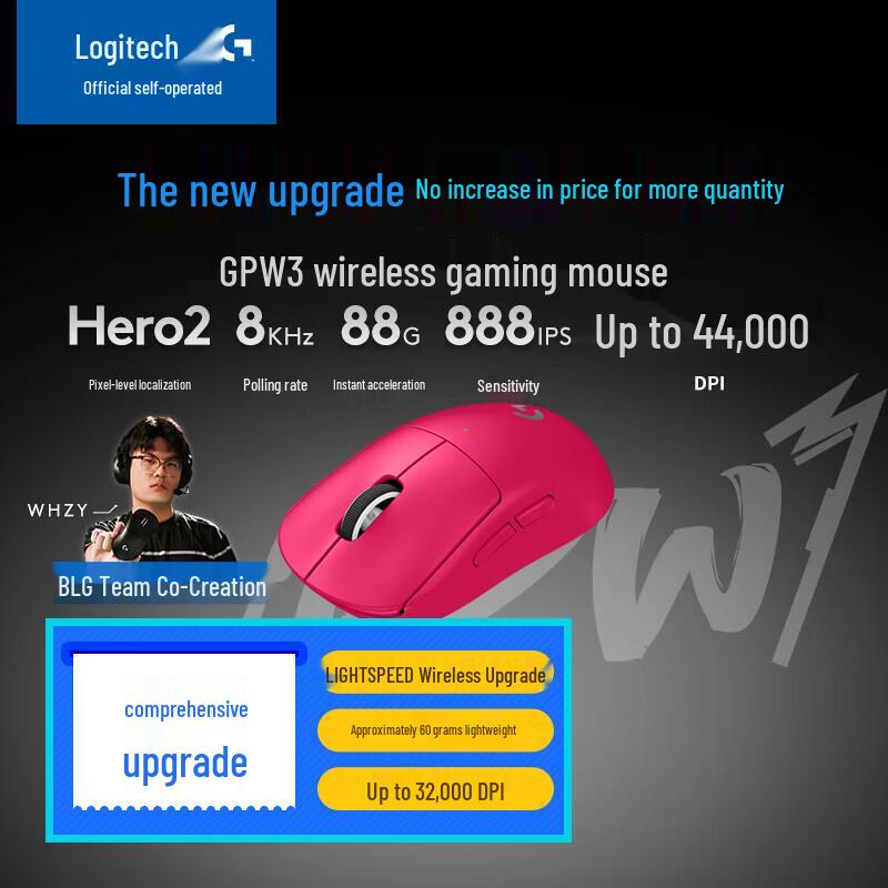 Logitech GPW3 G PRO X SUPERLIGHT 2 Wireless Gaming Mouse