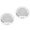 2PCS Boat Round Louver Vent 316 Stainless Steel Marine Ventilation Cover for Ships Yachts RVs