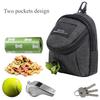 Oxford Fabric Pet Waste Bag Dispenser With Treat Pocket For Dog Convenient Clip On Design Outdoor Walking Essential