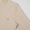 PLAYBOO Fleece Ribbed Half Zip Top Ivory