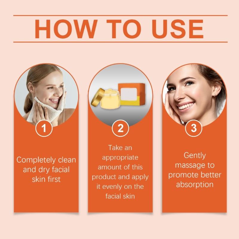 Turmeric Brightening Moisturizing Cream 50g/1.76oz Face Cream For Glowing Smoothing Skin Women Skincare Supplies