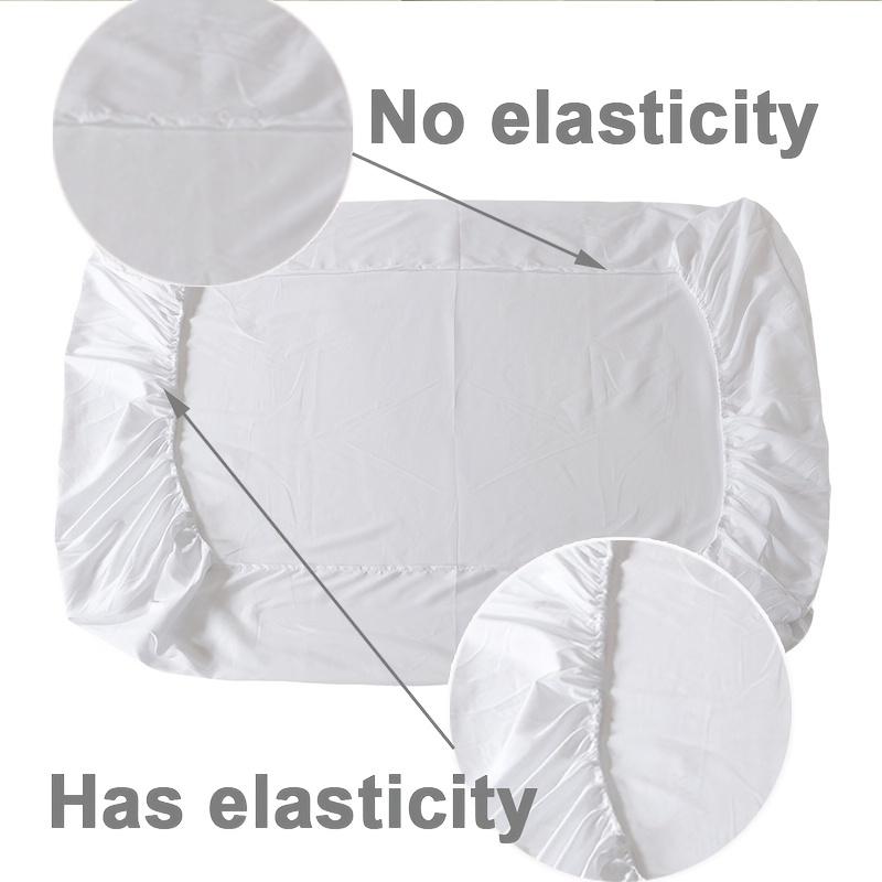 Minimalist Black and White Gray Super Soft Fitted Sheet with Deep Pockets Mattress Protector Breathable Mattress Cover, Four Seasons Bedding