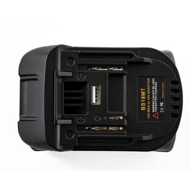 Bs18Mt Batteriadapter Omformer Usb For Bosch 18V Bat619G/620 For Makita 18V Bl