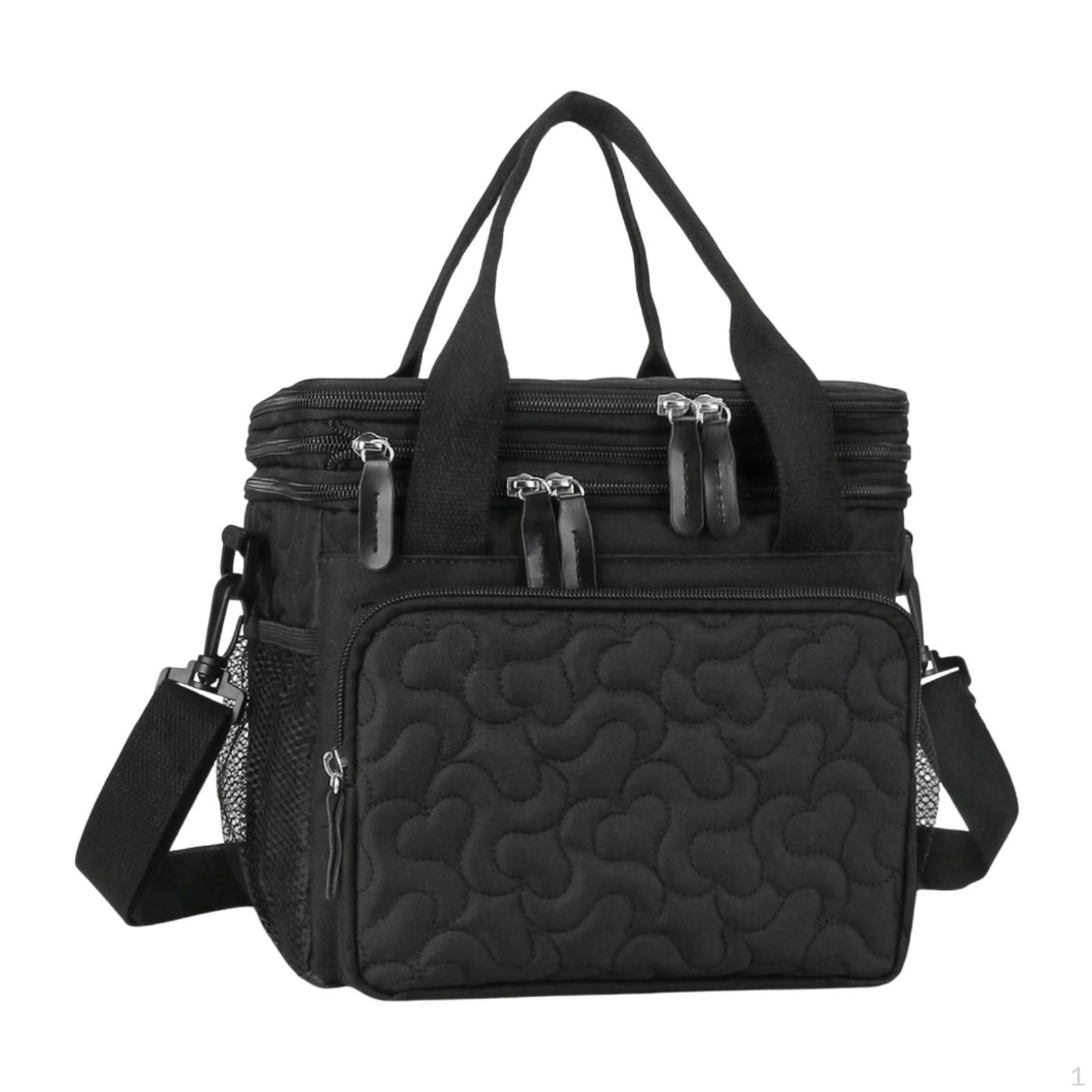 

Сумка-холодильник для хранения обедов и еды на свежем воздухе чёрный