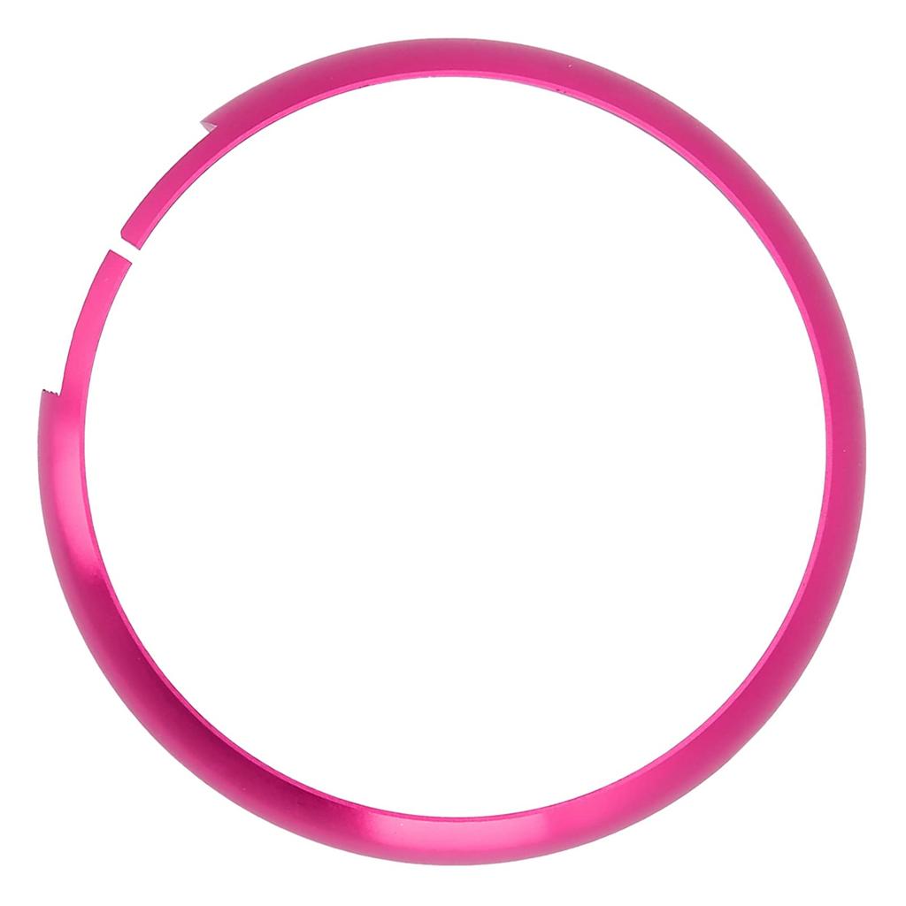 KIMISS Round Key Ring Remote Key Fob Ring Trim Aluminum Alloy for MINI R55