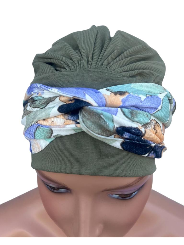 Turbante da Donna Lena 002-437 Foulard in Cotone Anche Dopo la Chemioterapia