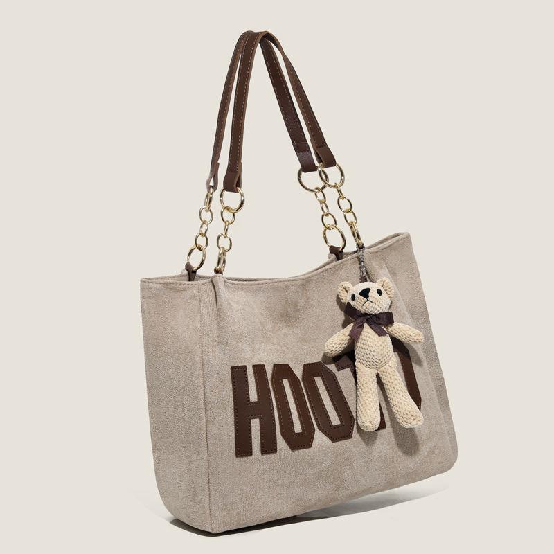 Wholesale student canvas bag large capacity bag women's 2025 new commuter tote bag messenger bag women's shoulder bag