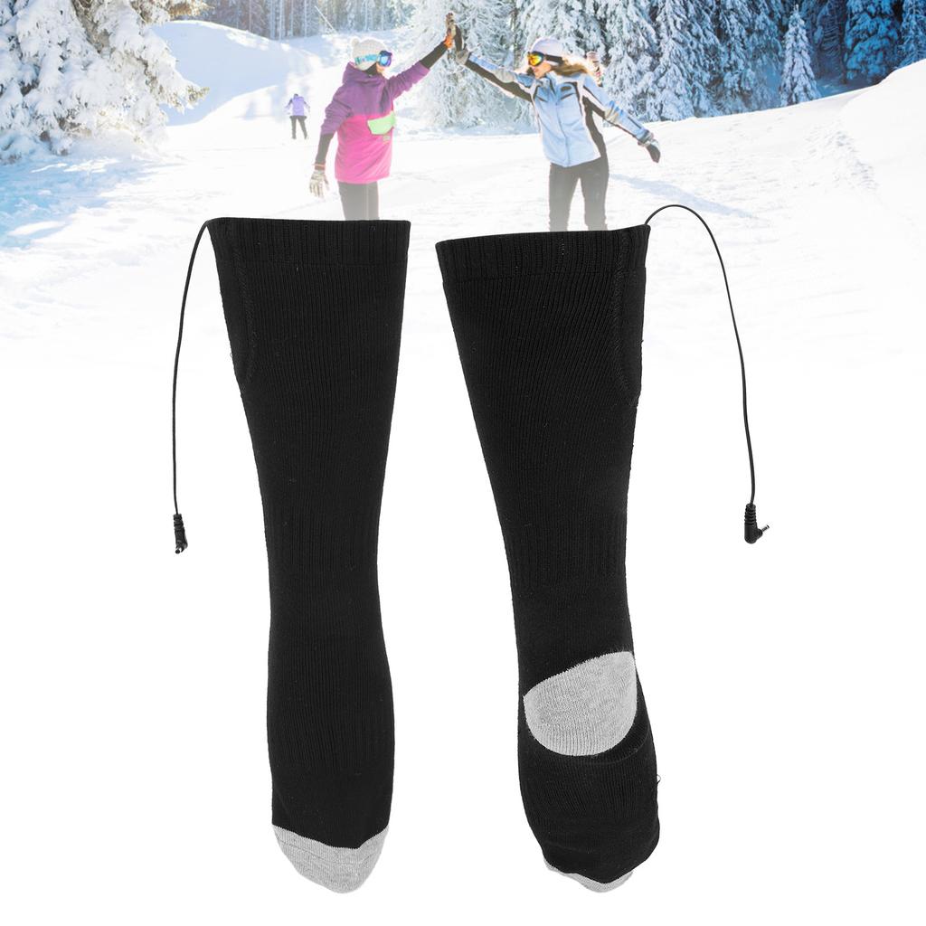 Electric Heated Socks Foot Bottom Heated Thermal Socks Winter Battery Heating Socks