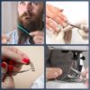CGBE Nagelhautschere mit gebogener, superdünner Schere für Nagelhaut, professionelle Präzisionsspitze, Pflege, kleine Schere für trockene Haut, ultrafein