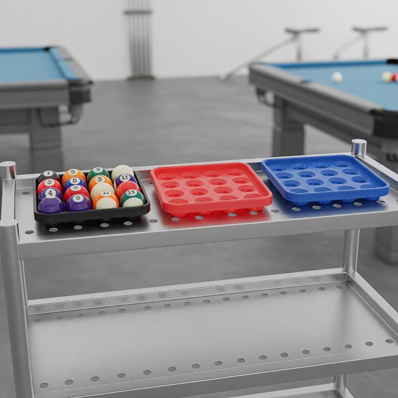 Billiard Ball Tray High Capacity Storage for Professional Pool Halls Convenient Use