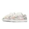 Nike Dunk Sparkling Galaxy Low Top Skateboard Shoes Women's Pink Silver DD1873-113(TeamA-S-BOX)