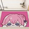 Doro NIKKE The Goddess of Victory Game Floor Mat Rectangle Anti-slip Home Soft Badmat Front Door Indoor Outdoor Mat Welcome